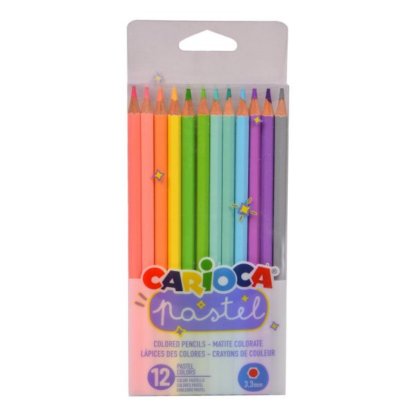 Карандаши цветные Carioca Pastel 43034