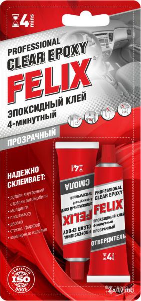 Клей FELIX Клей профессиональный эпоксидный (для металла) - 32г