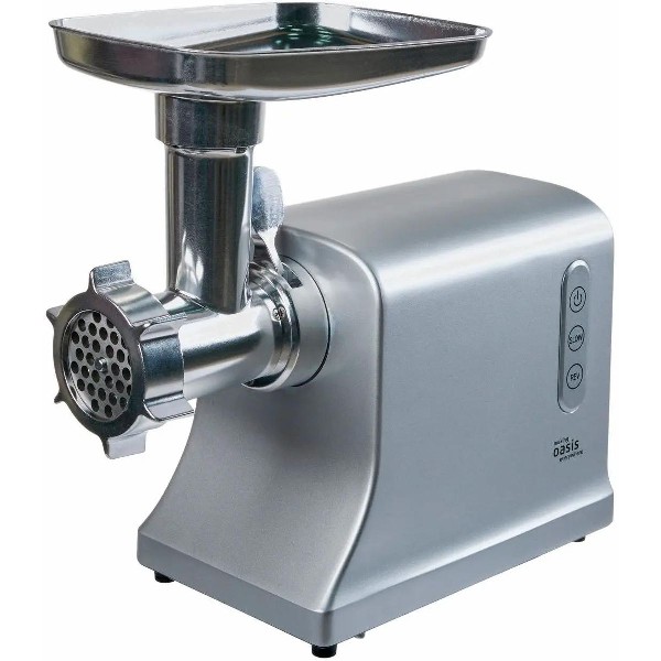 Мясорубка Oasis MG-DM3 2500 Вт серебристый/черный